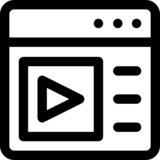 전자 학습 Basic Rounded Lineal icon
