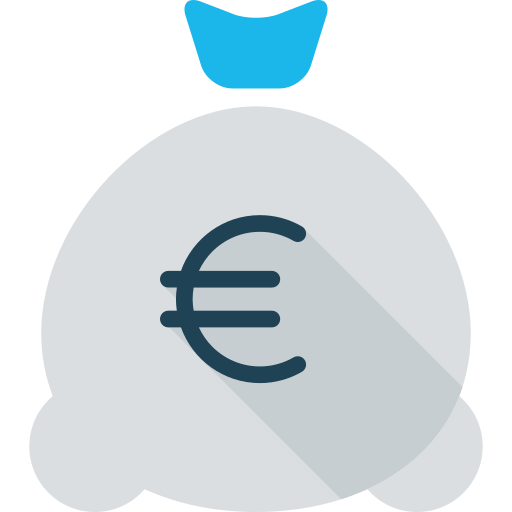 Money bag Tomas Knop Flat icon