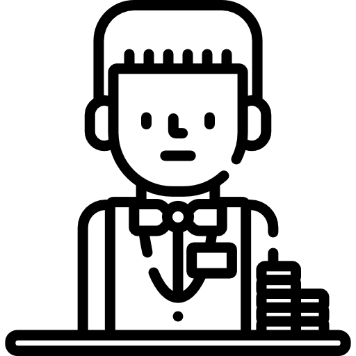crupier Special Lineal icono