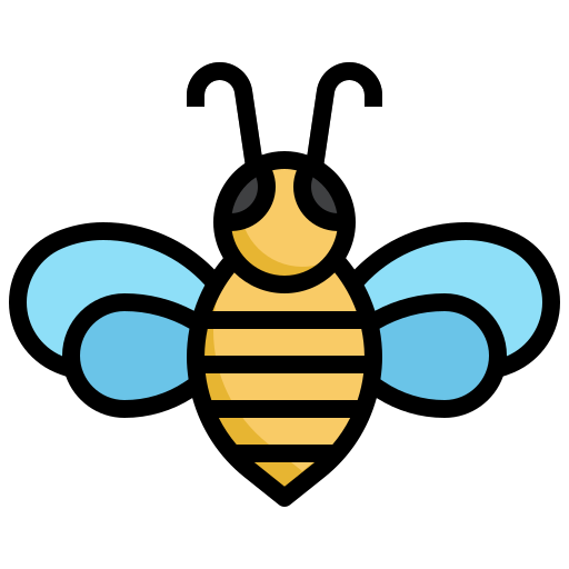 蜂 Surang Lineal Color icon