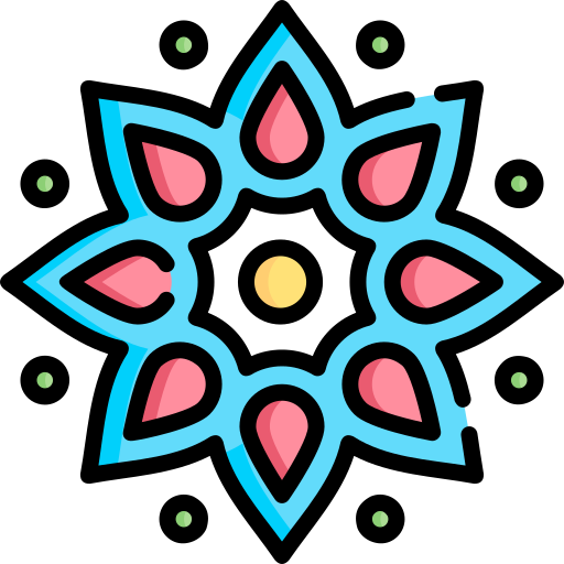 rangoli Special Lineal color icono