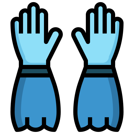 handschuh Surang Lineal Color icon