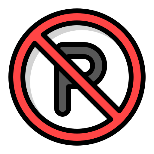 parken verboten Generic Outline Color icon