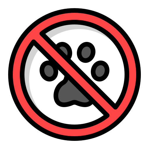 No pets Generic Outline Color icon