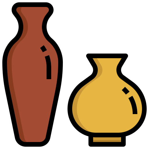 Vase Surang Lineal Color icon