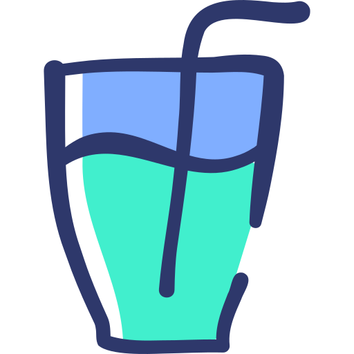 ジュース Basic Hand Drawn Lineal Color icon