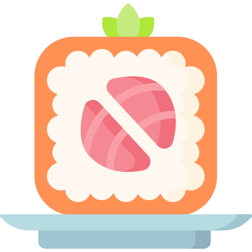 Sushi roll Special Flat icon