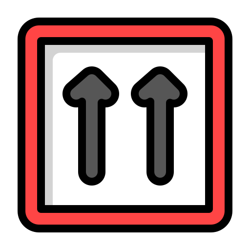 Traffic sign Generic Outline Color icon