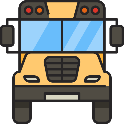 schoolbus Generic Outline Color icoon