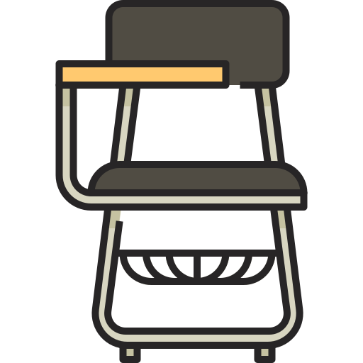 의자 Generic Outline Color icon
