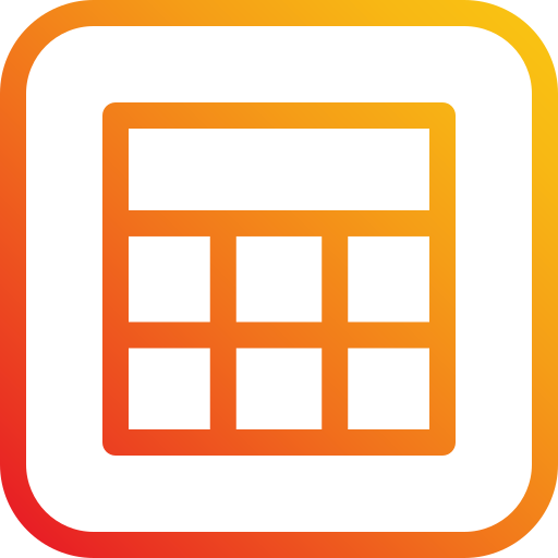 layout Generic Gradient icon