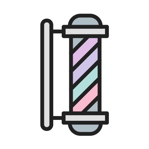 Barber Generic Outline Color icon