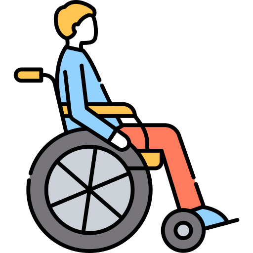 behinderte person Generic Outline Color icon