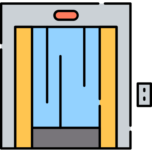 elevador Generic Outline Color Ícone