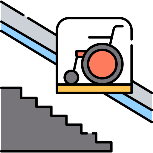 階段 Generic Outline Color icon