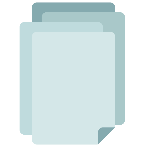Paper stack Juicy Fish Flat icon