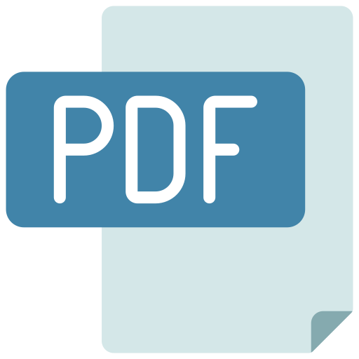 pdf bestand Juicy Fish Flat icoon