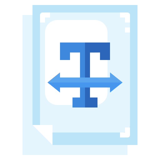 textbreite Surang Flat icon