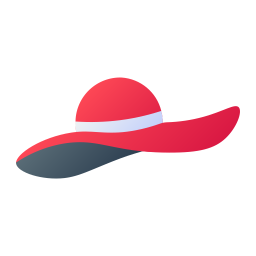sombrero para el sol Generic Flat Gradient icono