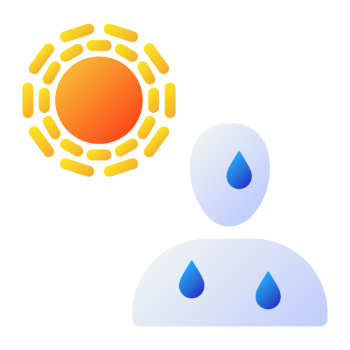 transpiración Generic Flat Gradient icono