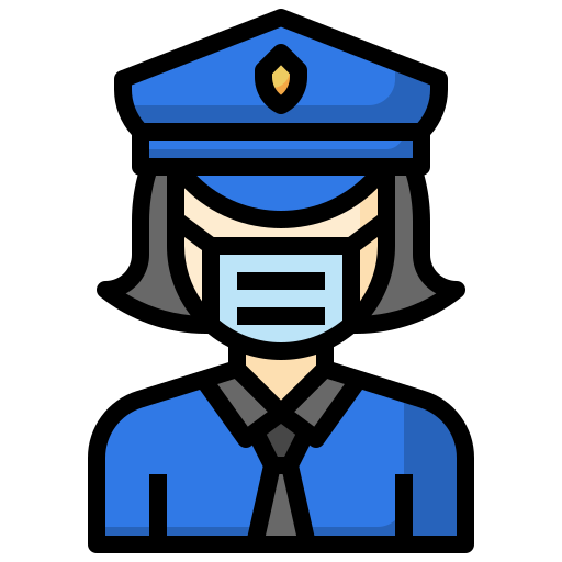 policía Surang Lineal Color icono