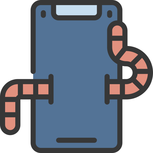 Mobile security Juicy Fish Soft-fill icon