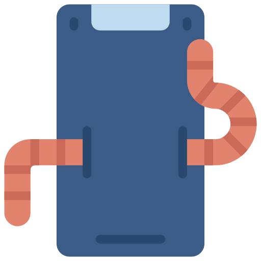 sécurité mobile Juicy Fish Flat Icône