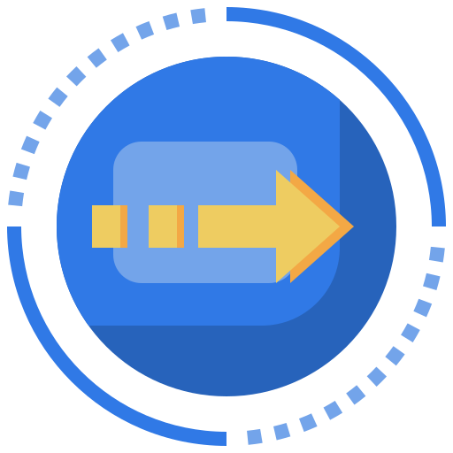 rechter pfeil Surang Flat icon