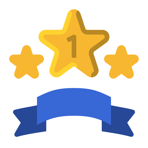 medalla estrella Generic Flat icono