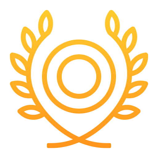 Gold medal Generic Gradient icon