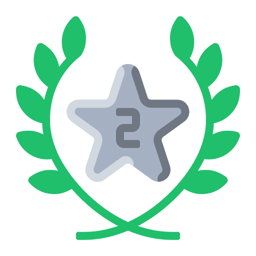 medalla de plata Generic Flat icono