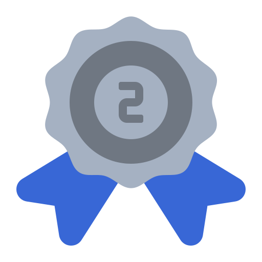 銀メダル Generic Flat icon