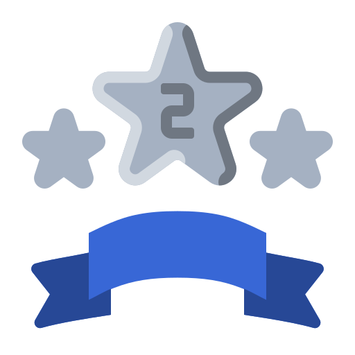 Серебряная медаль Generic Flat иконка