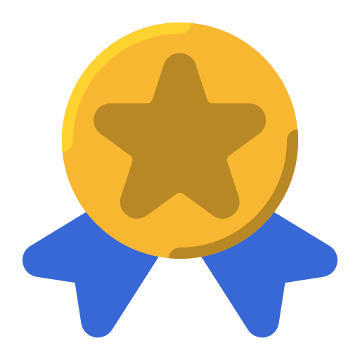 gouden medaille Generic Flat icoon