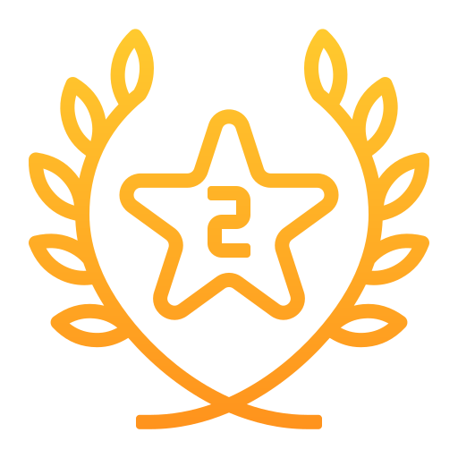 medaglia stella Generic Gradient icona