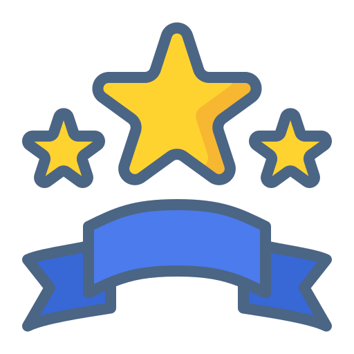 medaglia stella Generic Outline Color icona