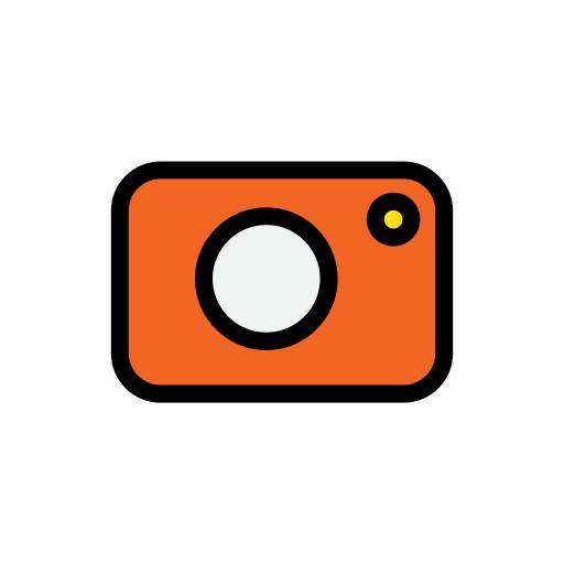 cámara Generic Outline Color icono