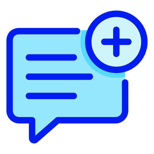 Message Generic Blue icon