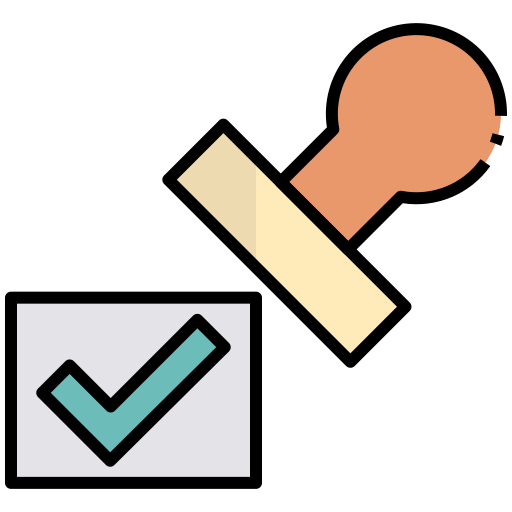 Stamp Generic Outline Color icon