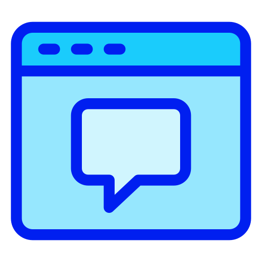 Communications Generic Blue icon