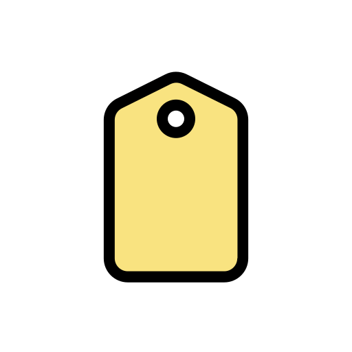 etikett Generic Outline Color icon