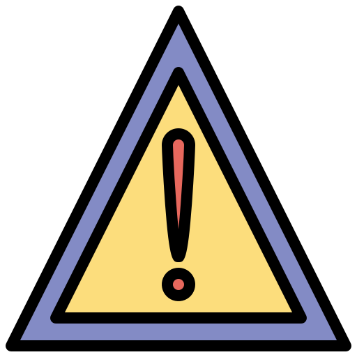 peligro Generic Outline Color icono