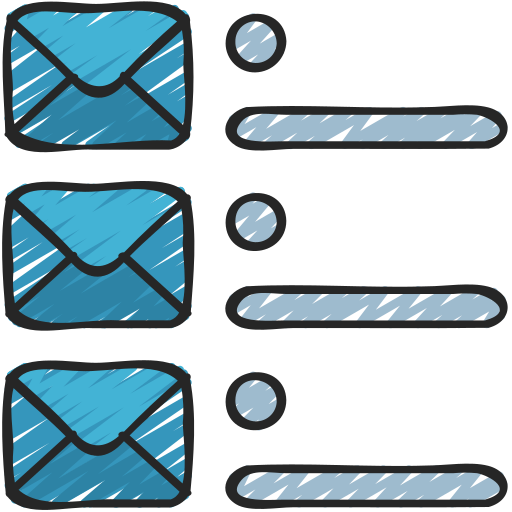 Email marketing Juicy Fish Sketchy icon