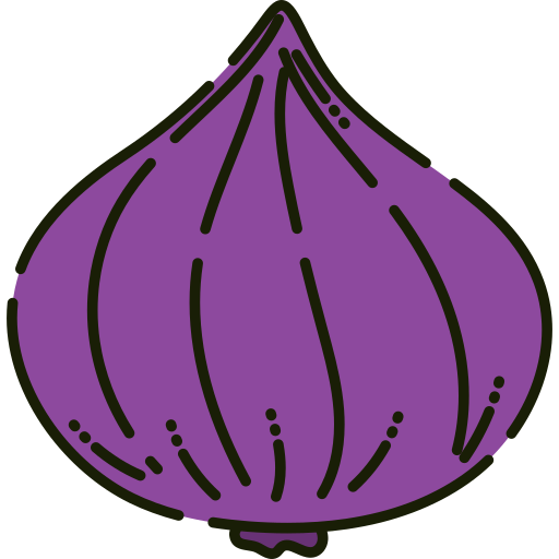 Onion Generic Outline Color icon