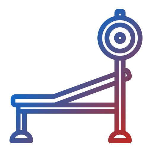 Bench press Generic Gradient icon