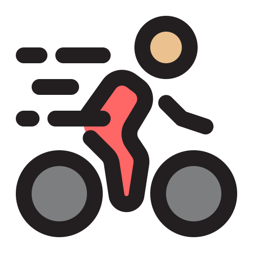 Bycicle Generic Outline Color icon