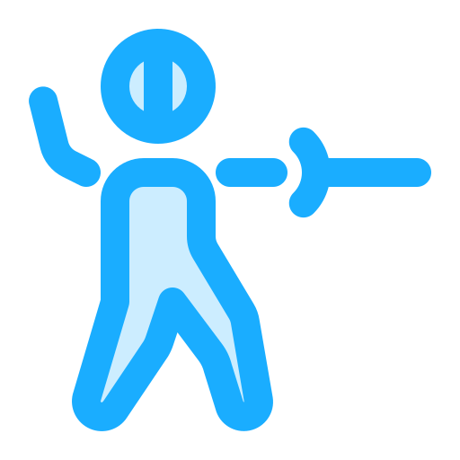 Fencing Generic Blue icon