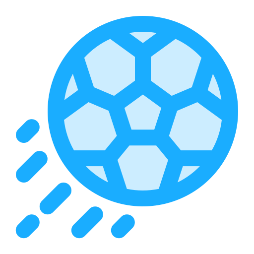 futebol Generic Blue Ícone