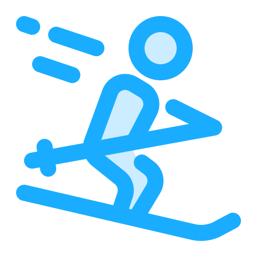ski Generic Blue icoon