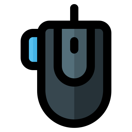 マウスクリッカー Generic Outline Color icon